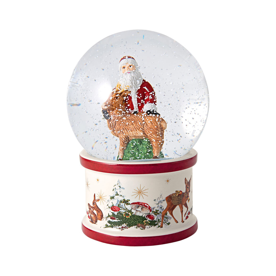 Villeroy & Boch Сніжна куляСанта з оленем 13 x 13 x 17 см, Christmas Toys Memory | https://grandposuda.com.ua