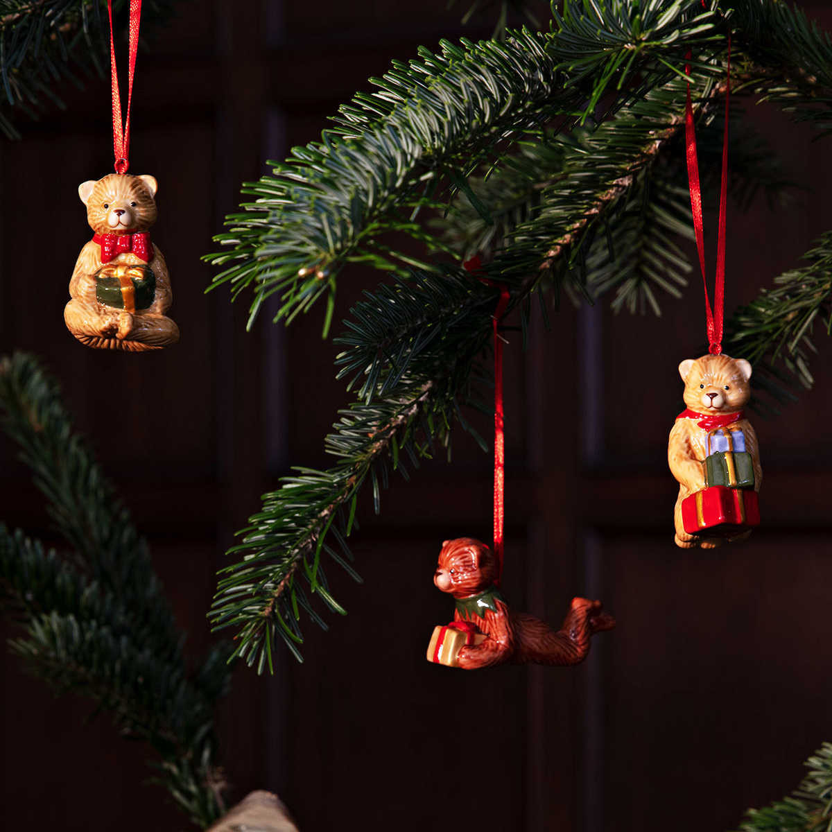 Villeroy & Boch Набір підвісок Тедді 3 предмета, Nostalgic Ornaments | https://grandposuda.com.ua