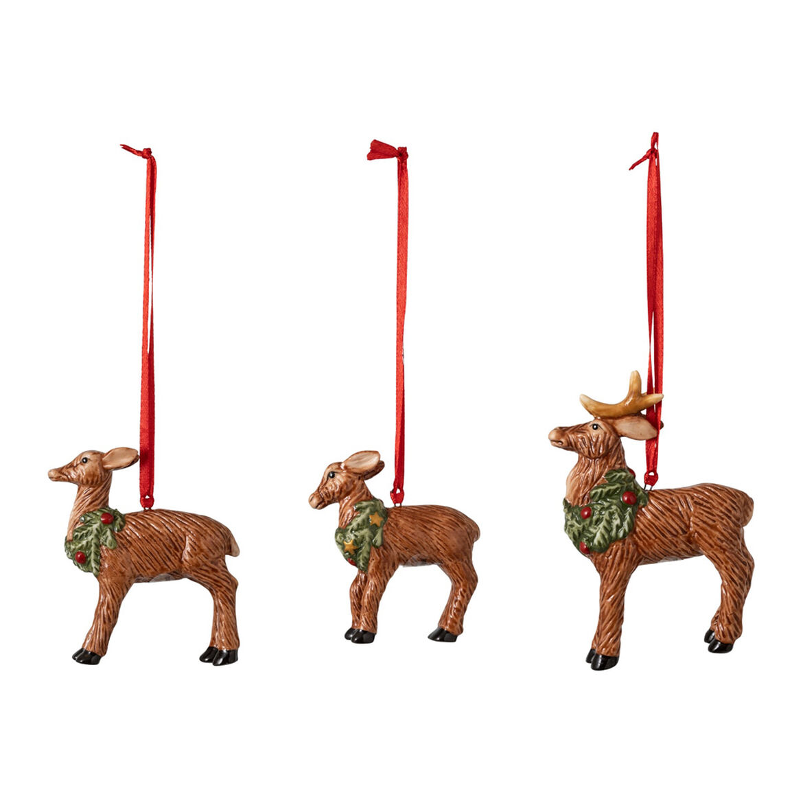 Villeroy & Boch Набір ялинкових іграшок 3 предмета 7 x 6 см, Nostalgic Ornaments | https://grandposuda.com.ua