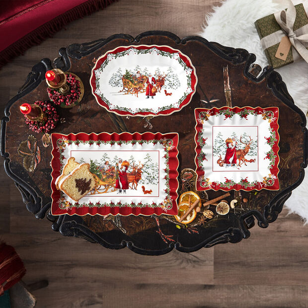 Villeroy & Boch Блюдо для торта прямокутне 35 x 23 x 3,5 см, Toys Fantasy | https://grandposuda.com.ua