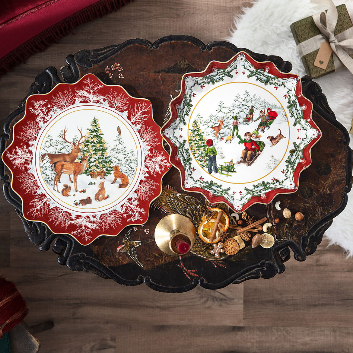 Villeroy & Boch ТарілкаДіти на санях 39 x 3,5 см, Toys Fantasy | https://grandposuda.com.ua