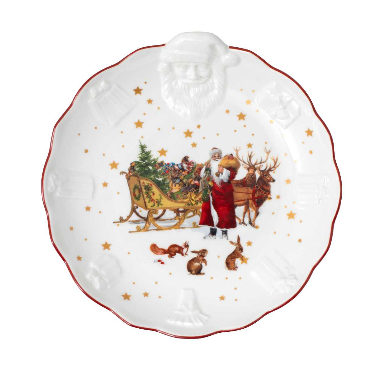 Villeroy & Boch Тарілка з Санта Клаусом глибока 24 x 25 х 4 см, Toys Fantasy | https://grandposuda.com.ua