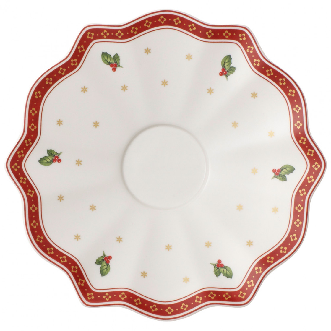 Villeroy & Boch Блюдце для кружки с ручками 19 см белое Toy's Delight | https://grandposuda.com.ua