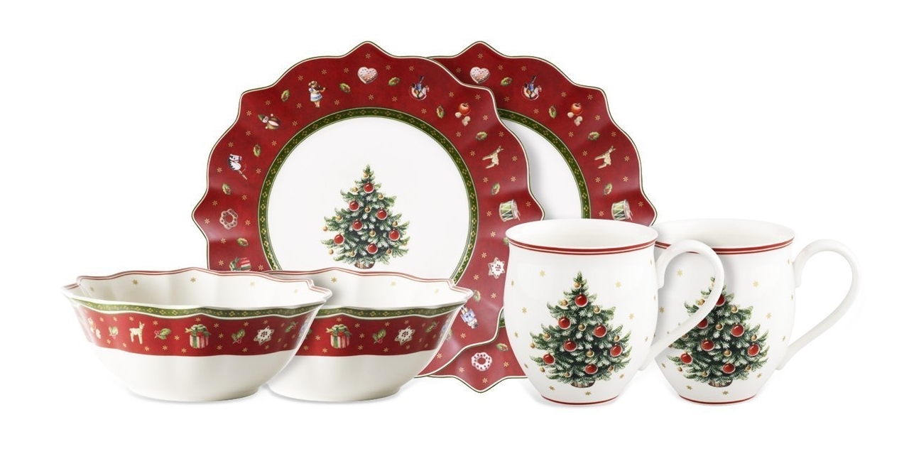 Villeroy & Boch Набір посуду для сніданку на 2 персони червоний Toys Delight | https://grandposuda.com.ua