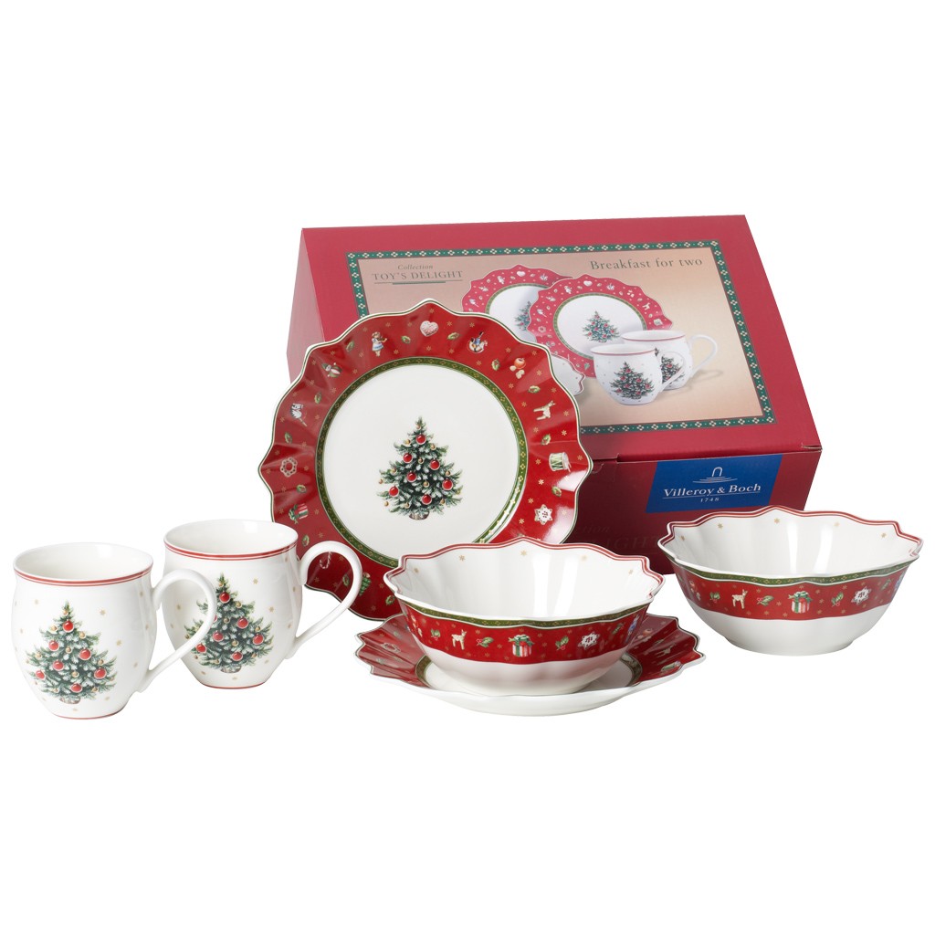 Villeroy & Boch Набір посуду для сніданку на 2 персони червоний Toys Delight | https://grandposuda.com.ua