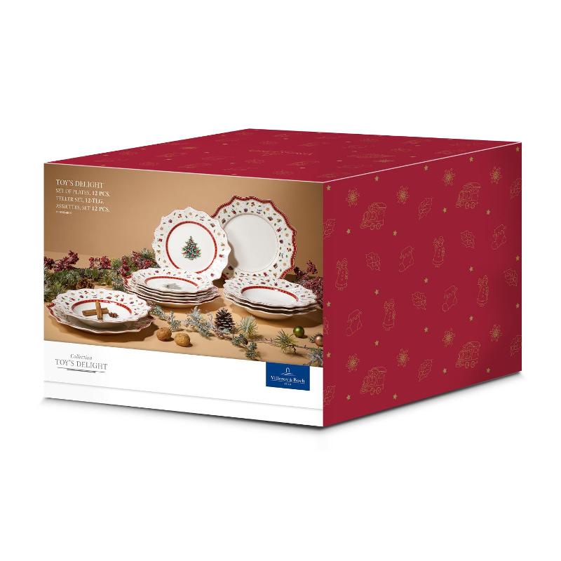 Villeroy & Boch Набор тарелок 12 предметов Toy's Delight | https://grandposuda.com.ua