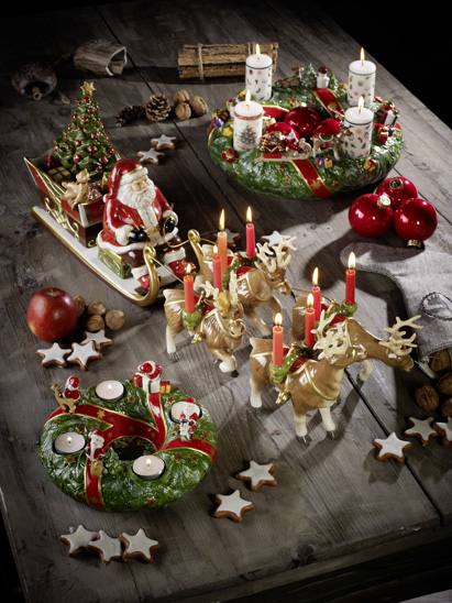 Villeroy & Boch Декорація новорічна Олені Санта-Клауса Christmas Toys Memory | https://grandposuda.com.ua