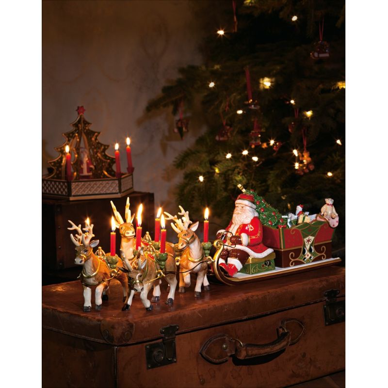 Villeroy & Boch Декорація новорічна Олені Санта-Клауса Christmas Toys Memory | https://grandposuda.com.ua