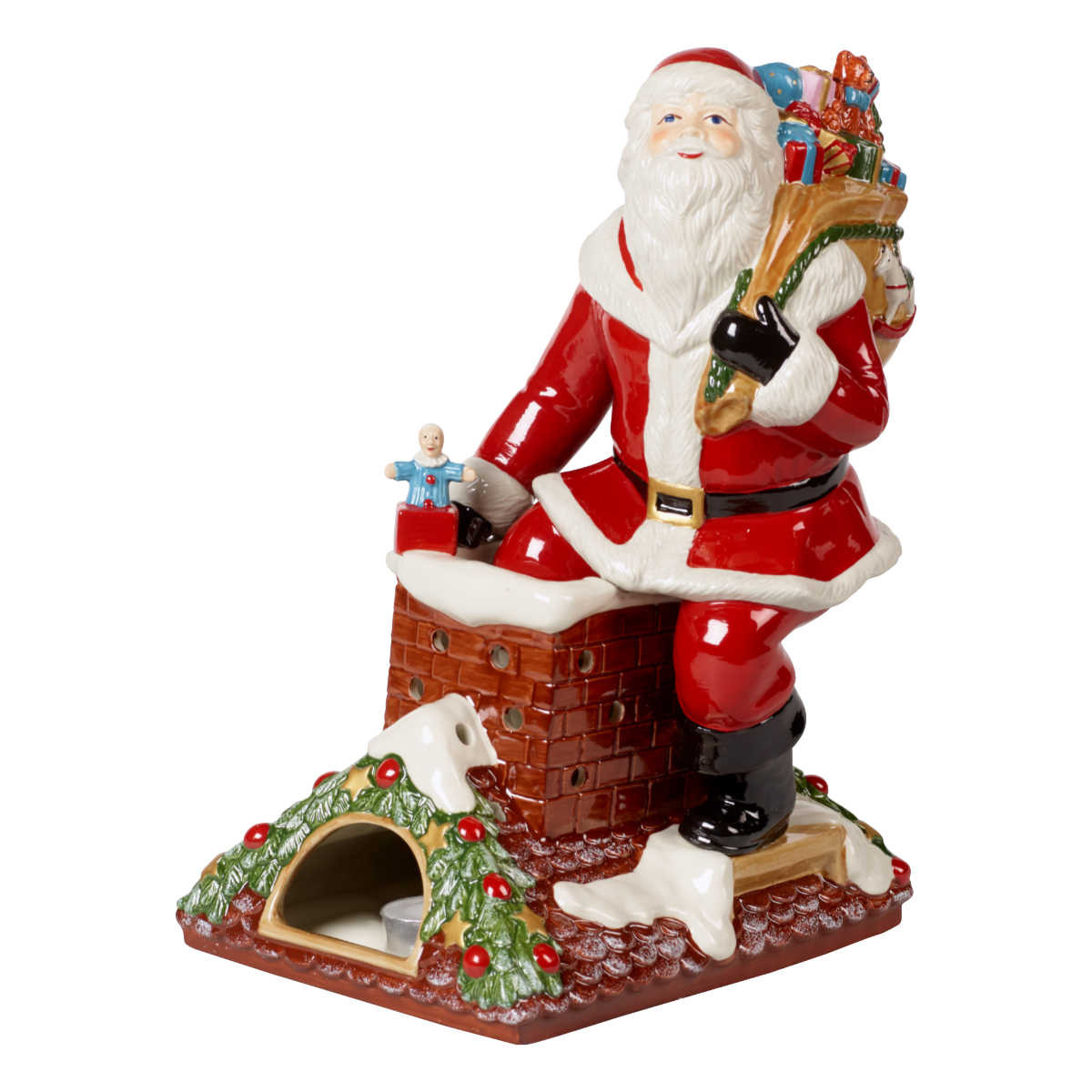 Villeroy & Boch Декорація новорічна Санта на даху 32 см Christmas Toys Memory | https://grandposuda.com.ua