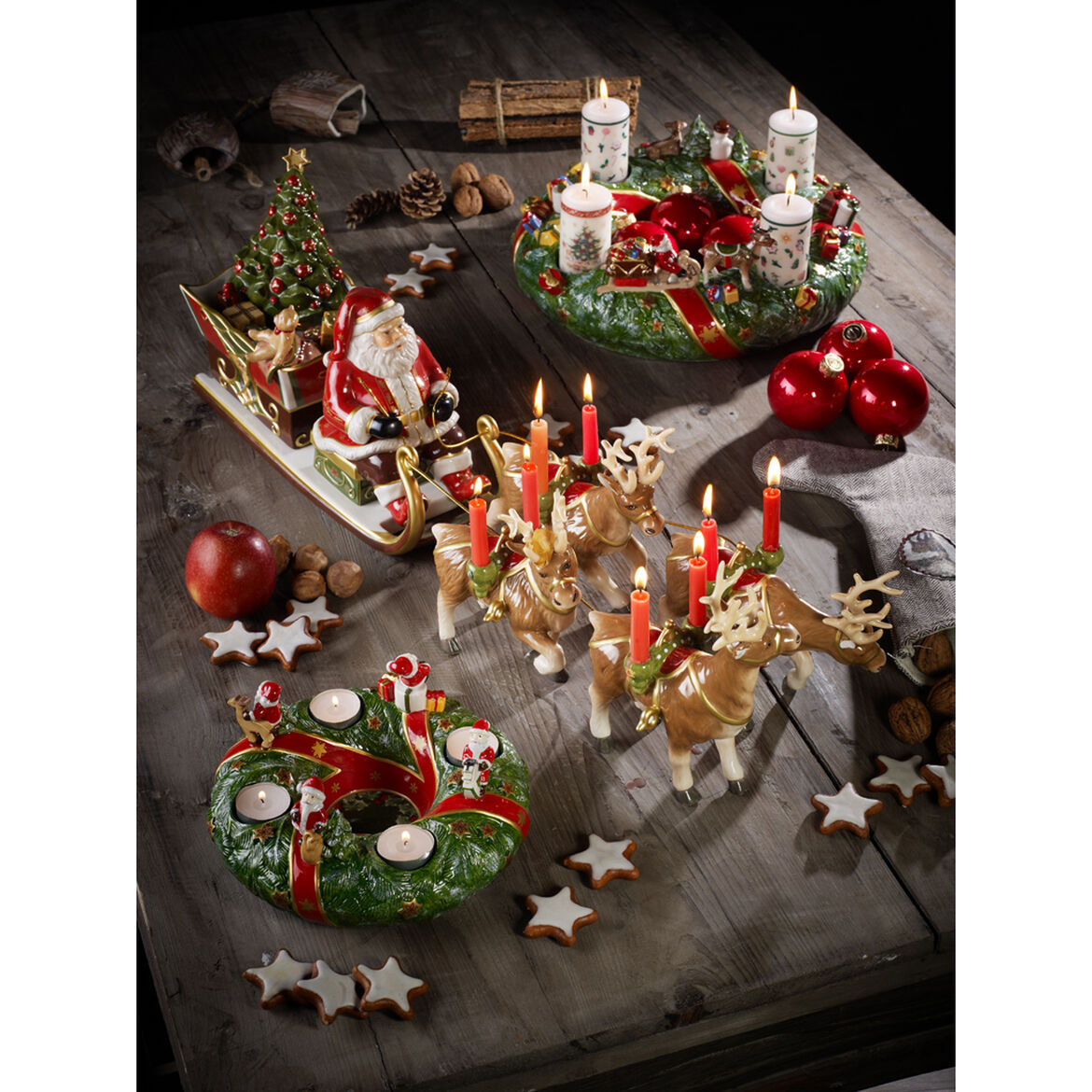 Villeroy & Boch Статуэтка “Санта с оленем” 30 x 24 x 35 см, Christmas Toys Memory | https://grandposuda.com.ua