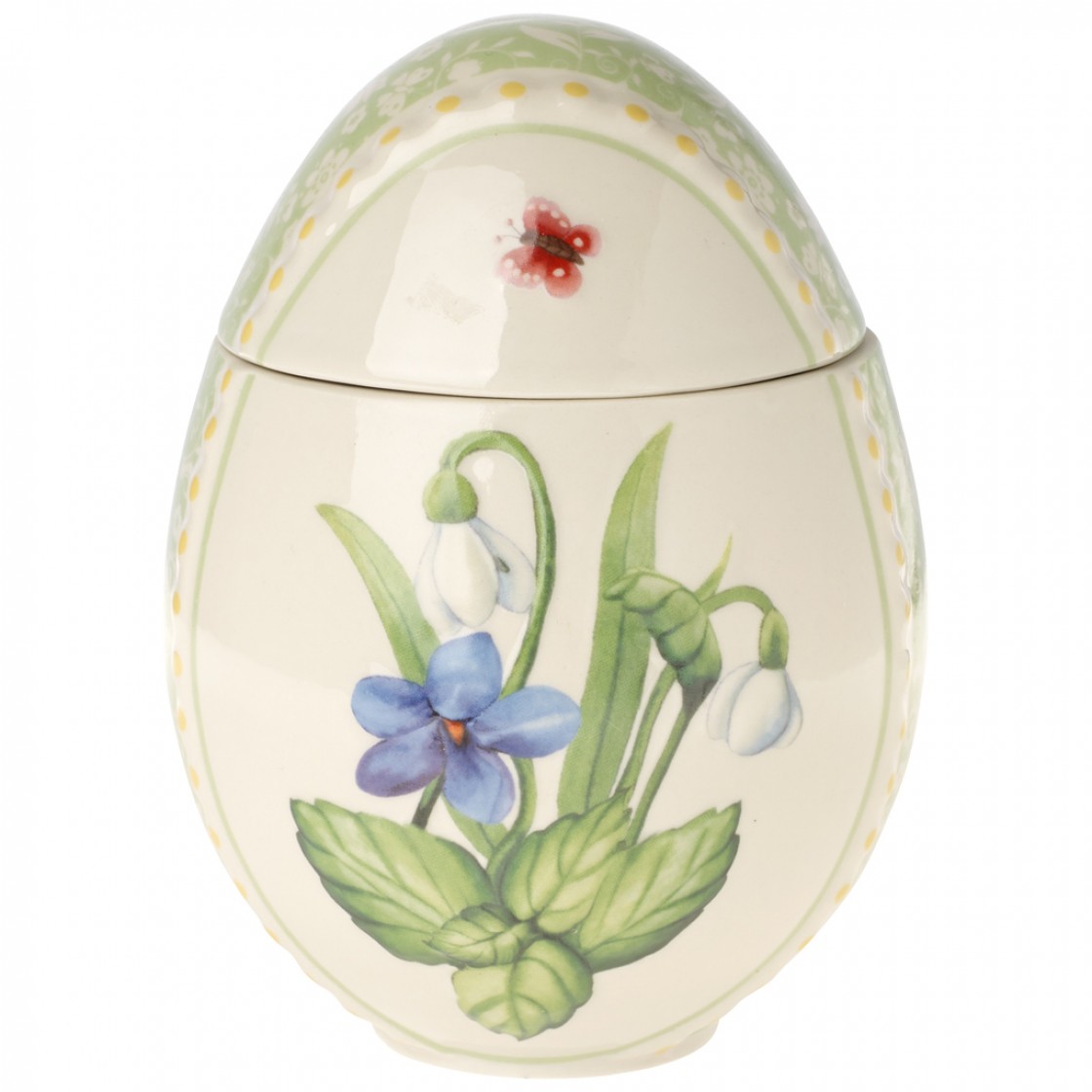 Villeroy & Boch Ємність для зберігання в формі яйця 15 см Spring Decoration | https://grandposuda.com.ua