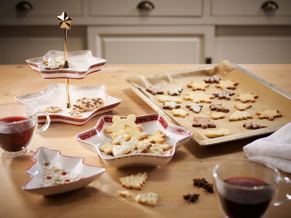 Villeroy & Boch Блюдо для закусок 23 см. Winter Bakery Delight | https://grandposuda.com.ua