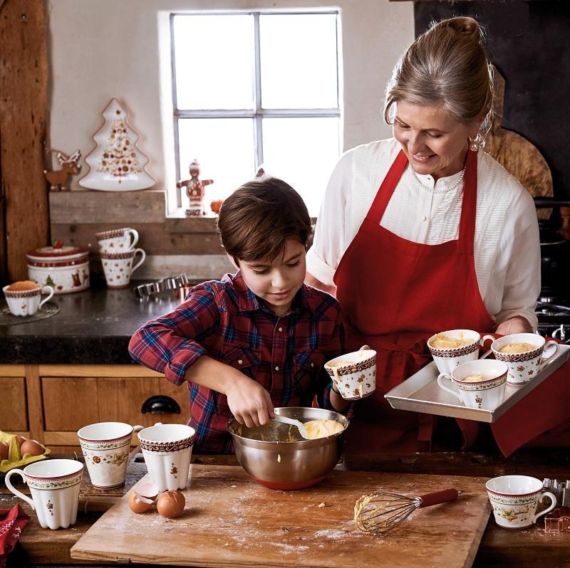 Villeroy & Boch Чаша 15 см кругла маленька Winter Bakery Delight | https://grandposuda.com.ua