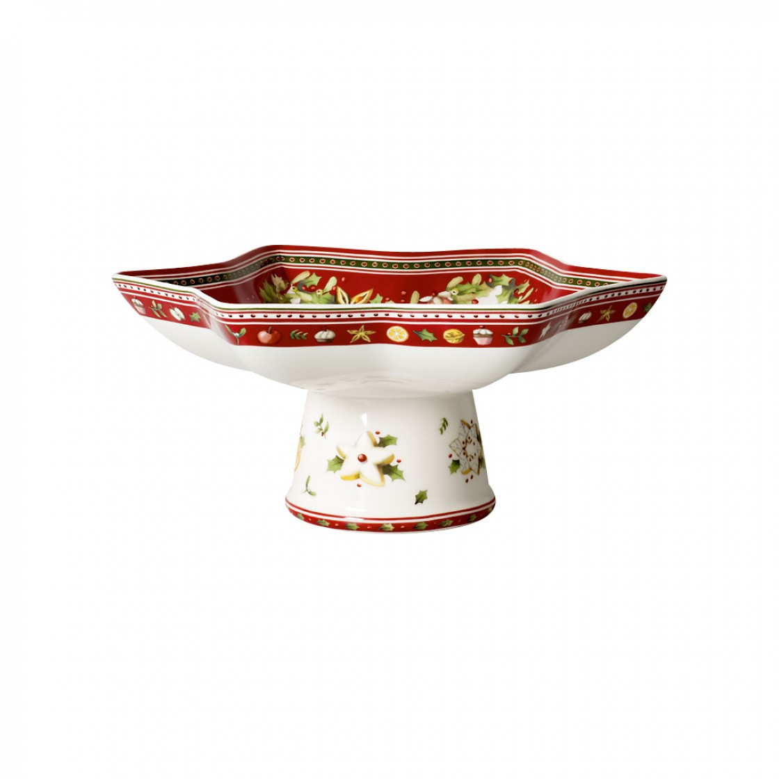 Villeroy & Boch Пиала в форме звезды на ножке Winter Bakery | https://grandposuda.com.ua