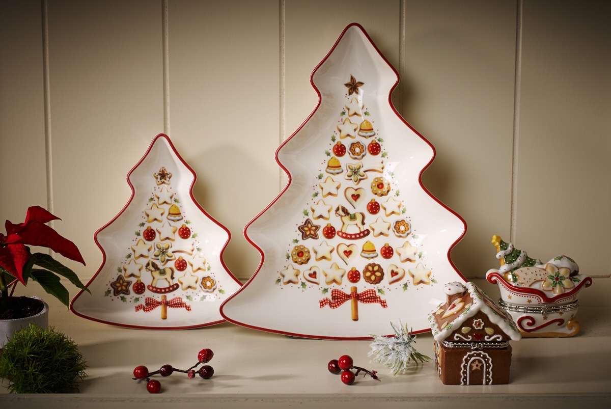 Villeroy & Boch Блюдо в форме елки, маленькое 17 см Winter Bakery Delight | https://grandposuda.com.ua