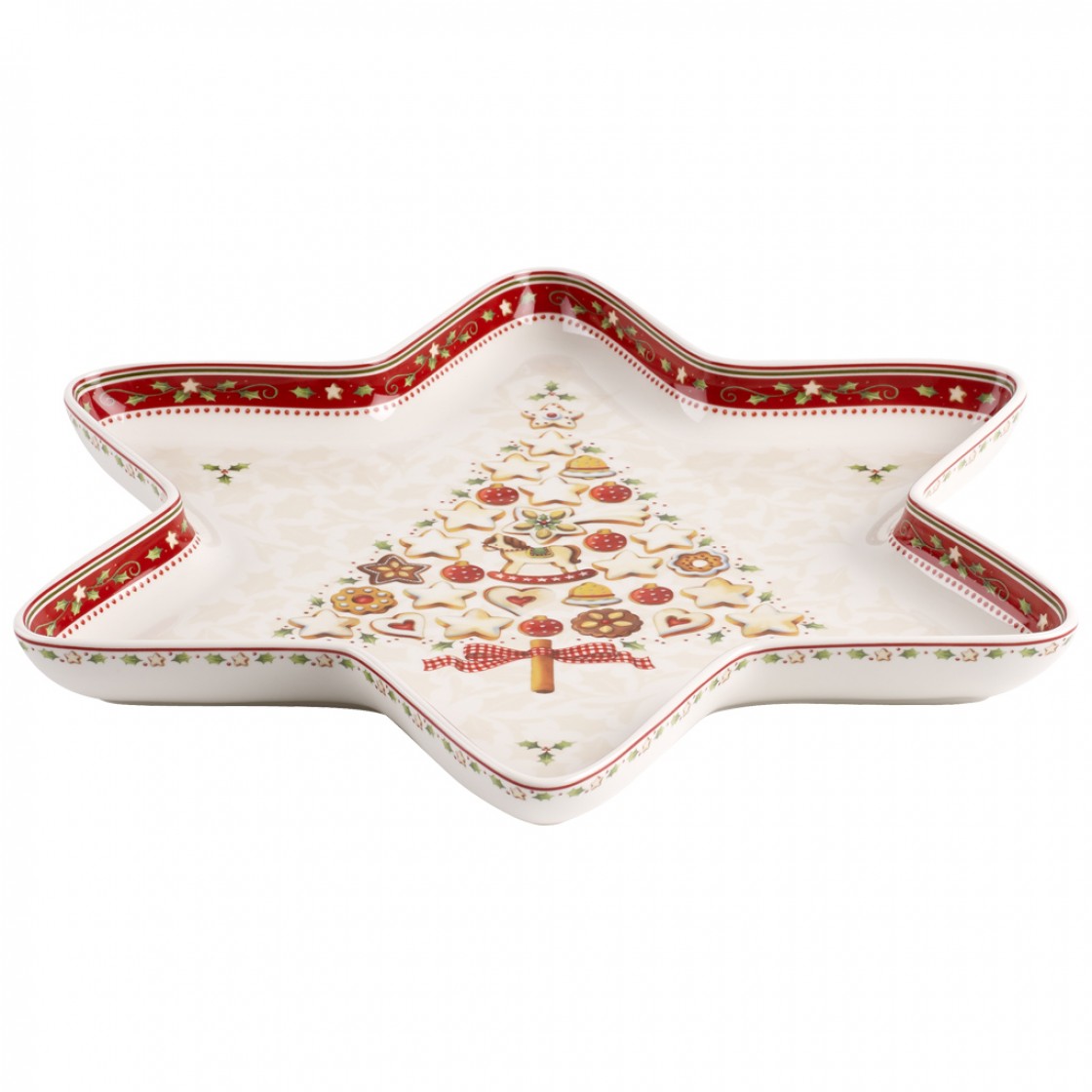Villeroy & Boch Блюдо в форме звезды, большое 37 х 33 см Winter Bakery Delight | https://grandposuda.com.ua