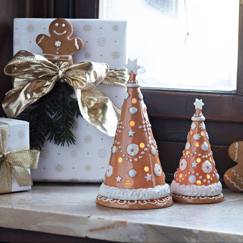 Villeroy & Boch Підсвічник для чайної свічки Ялинка 11 x 11 x 21 см Winter Bakery | https://grandposuda.com.ua