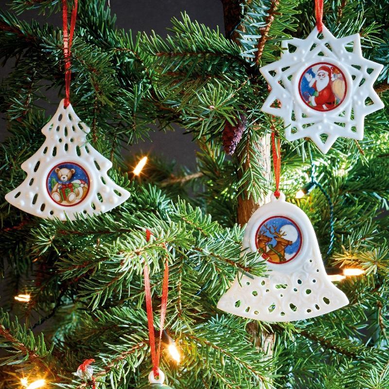 Villeroy & Boch Подвеска - трио Снеговики, 21 см My Christmas Tree | https://grandposuda.com.ua