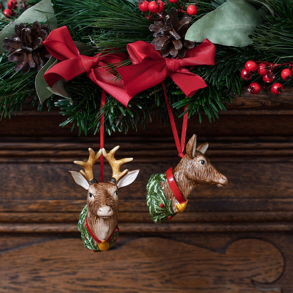 Villeroy & Boch Елочная игрушка в виде оленя 6 x 10 см, My Christmas Tree | https://grandposuda.com.ua