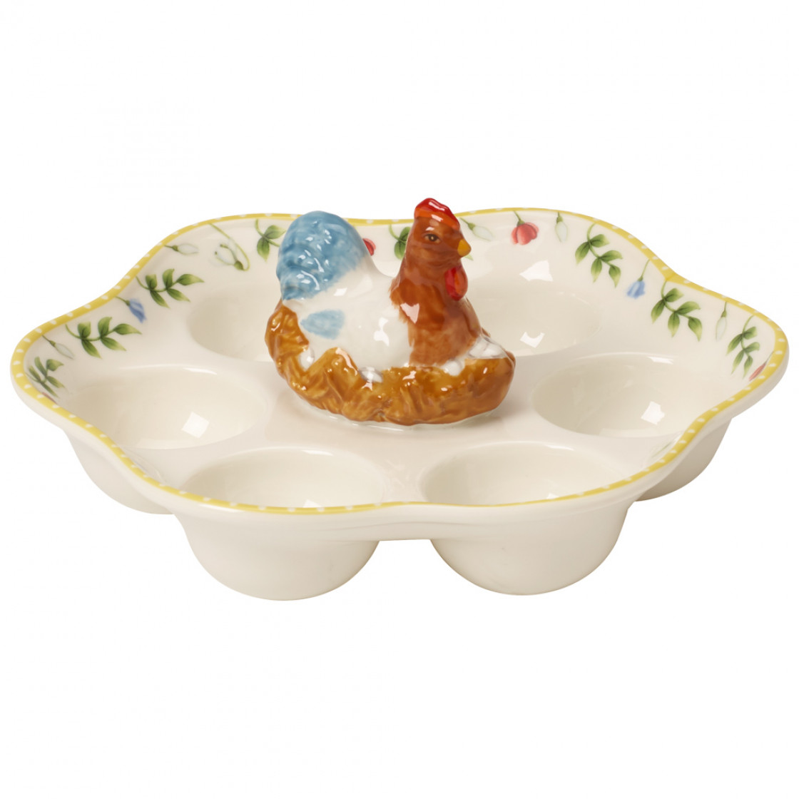 Villeroy & Boch Тарелка для яиц 20 см 'Петух и курица' Spring Awakening | https://grandposuda.com.ua