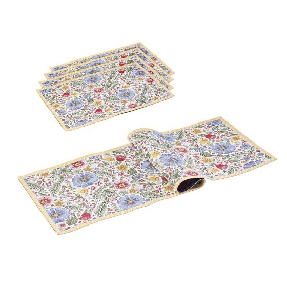 Villeroy & Boch Салфетка сервировочная, набор 5 предметов гобелен Spring Awakening | https://grandposuda.com.ua