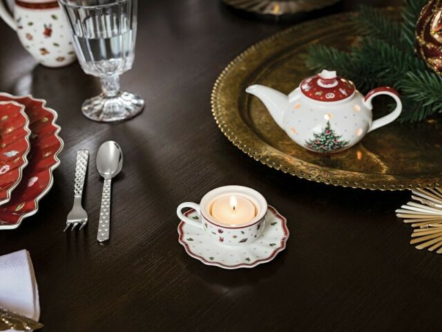 Villeroy & Boch Подсвечник в виде чайной пары Toy's Delight | https://grandposuda.com.ua