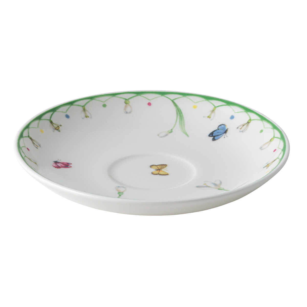 Villeroy & Boch Блюдце к чашке для мокко/эспрессо 12 см Colourful Spring | https://grandposuda.com.ua