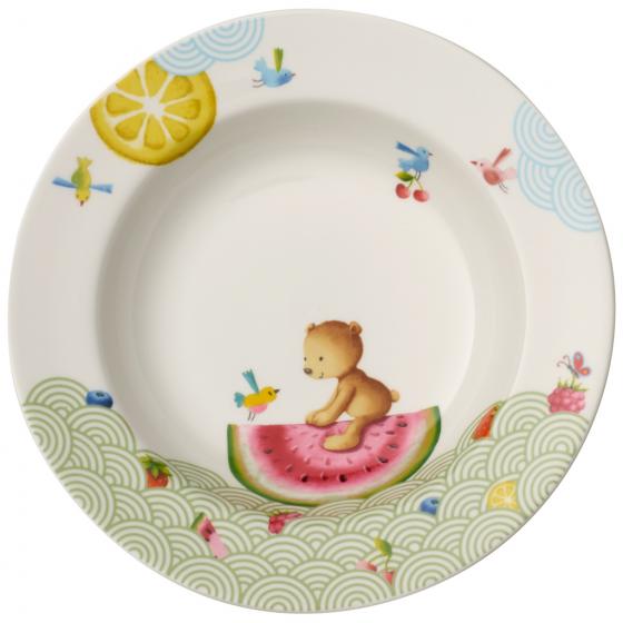 Villeroy & Boch Детская глубокая тарелка 19,5 см Hungry as a Bear | https://grandposuda.com.ua
