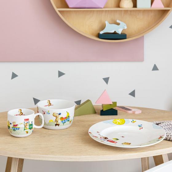 Villeroy & Boch Дитячий набір посуду 3 предмета в подарунковій упаковці Hungry as a Bear | https://grandposuda.com.ua