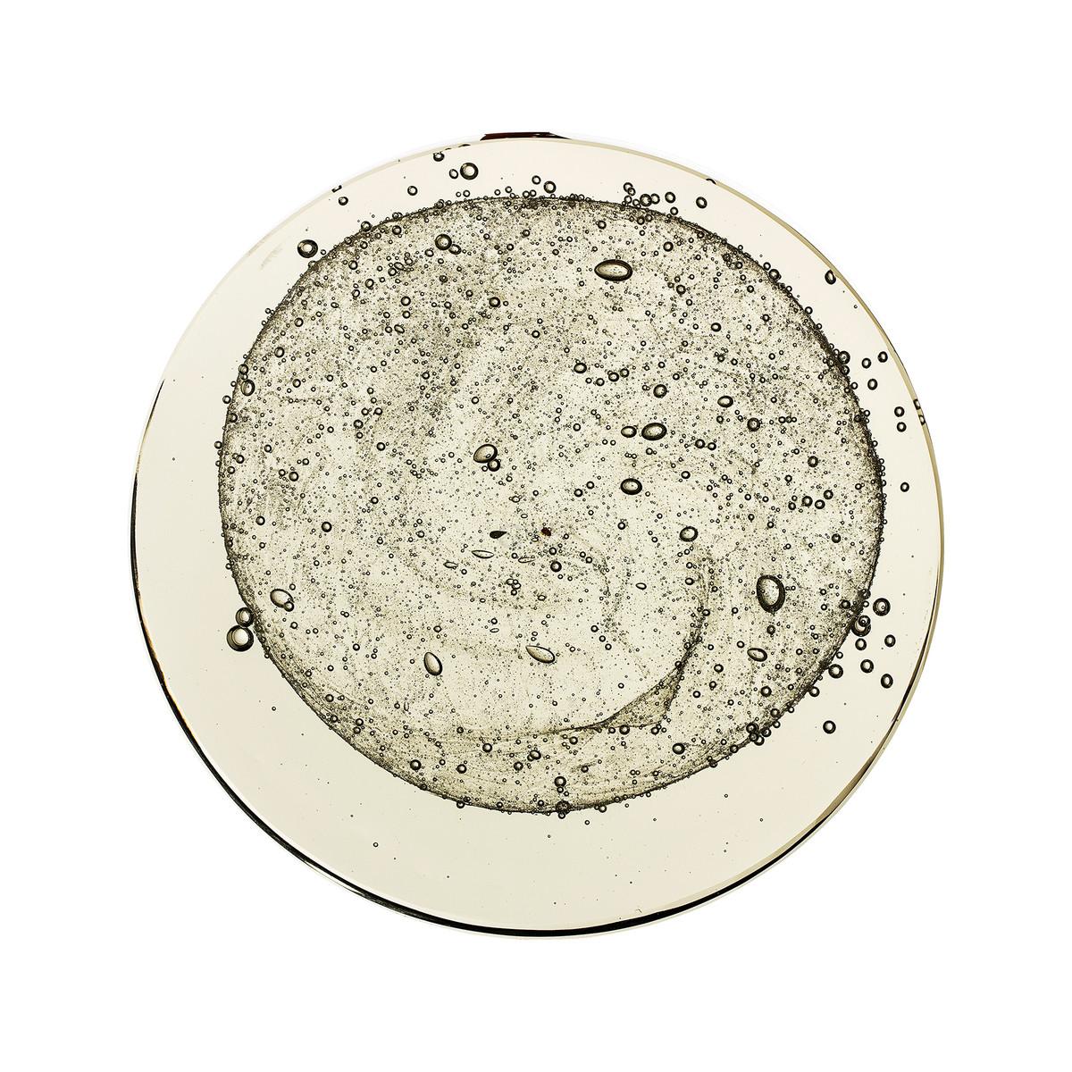 Bloomingville Подставка 2x20 см лиловая Tablett Glas | https://grandposuda.com.ua
