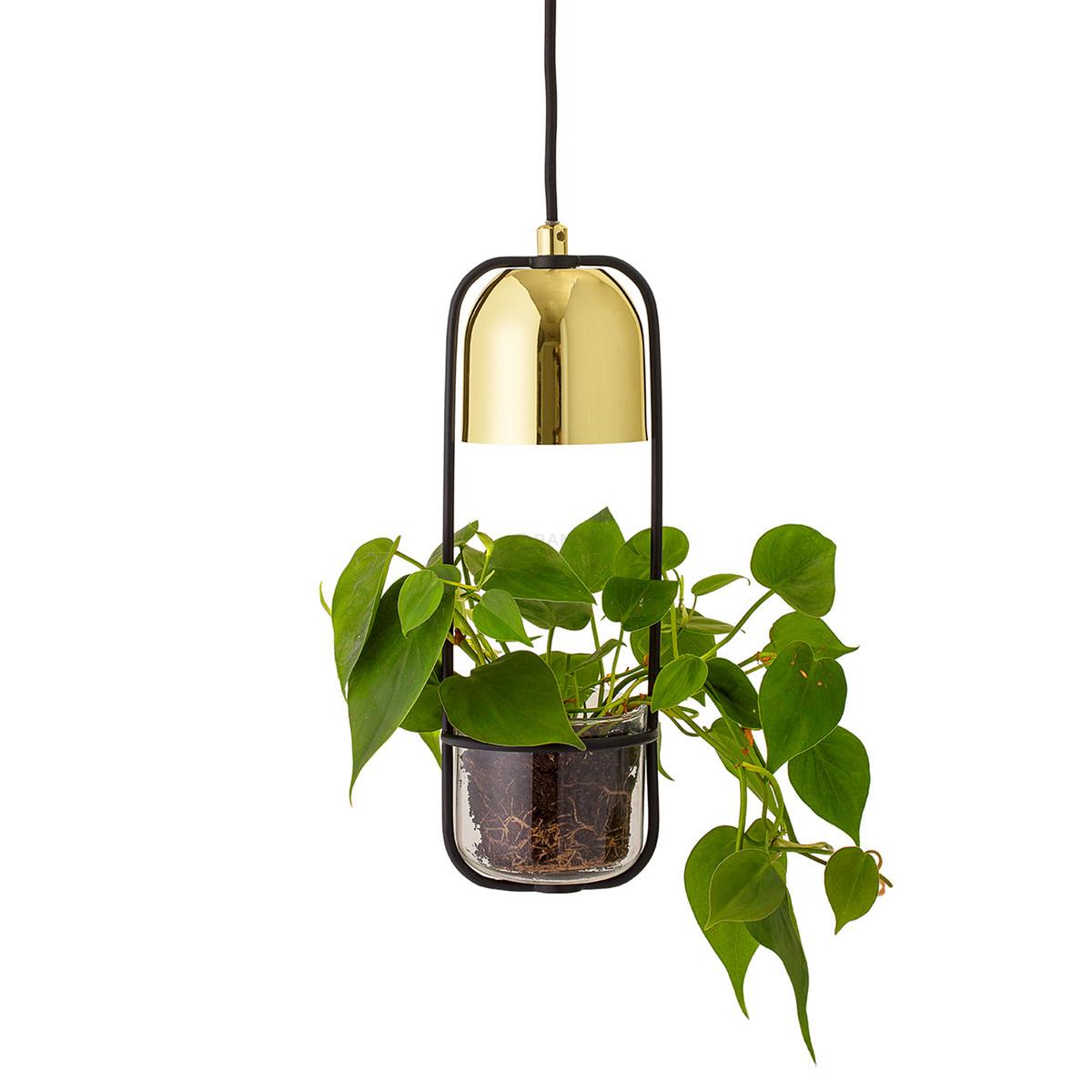 Bloomingville Подвесной светильник-горшок для цветов 34x10 см BlumentopfPendelleuchte | https://grandposuda.com.ua