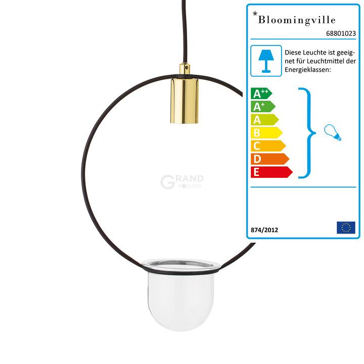 Bloomingville Подвесной светильник-горшок для цветов 38x30 см BlumentopfPendelleuchte | https://grandposuda.com.ua