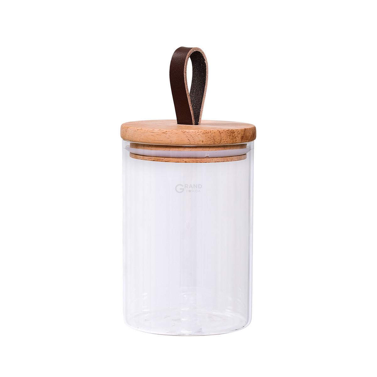 Bloomingville Ємність для зберігання продуктів 21,5x11 см прозора Vorratsglas | https://grandposuda.com.ua