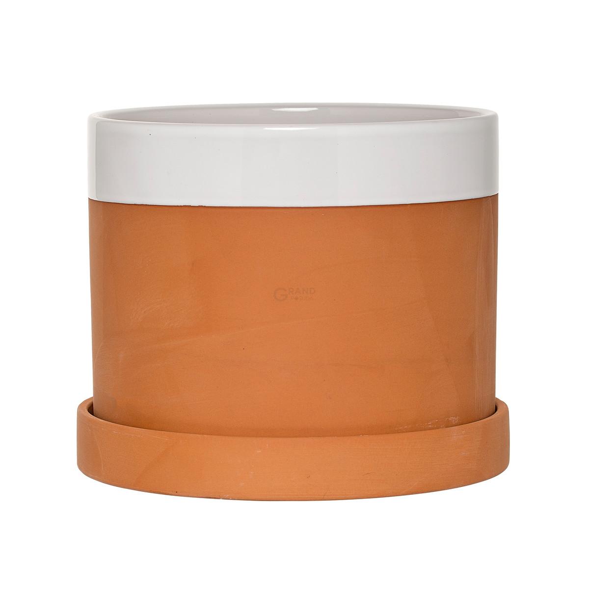 Bloomingville Цветочный горшок 16x19 см терракотовый Terrakotta Blumentopf | https://grandposuda.com.ua