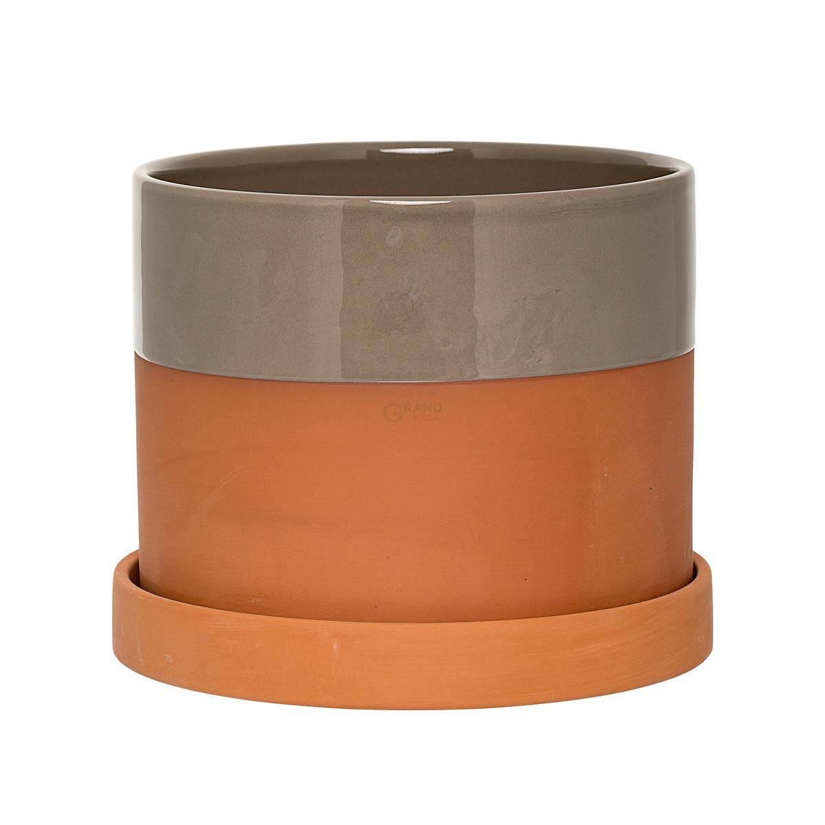 Bloomingville Цветочный горшок 16x19 см терракотовый Terrakotta Blumentopf | https://grandposuda.com.ua