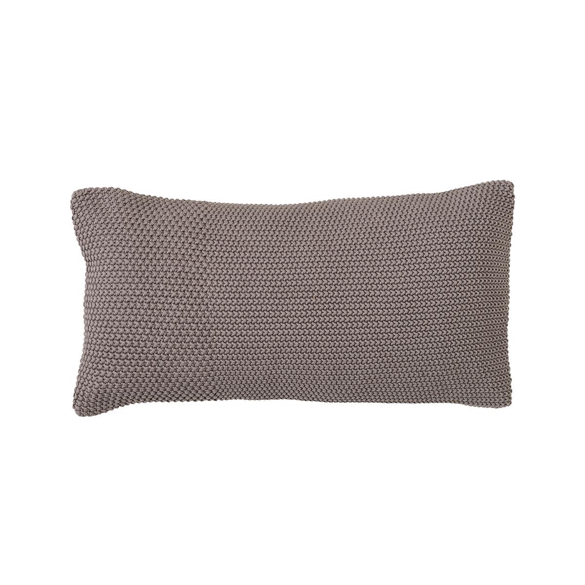 Bloomingville Подушка 12x30x60 см сіра Strickkissen | https://grandposuda.com.ua
