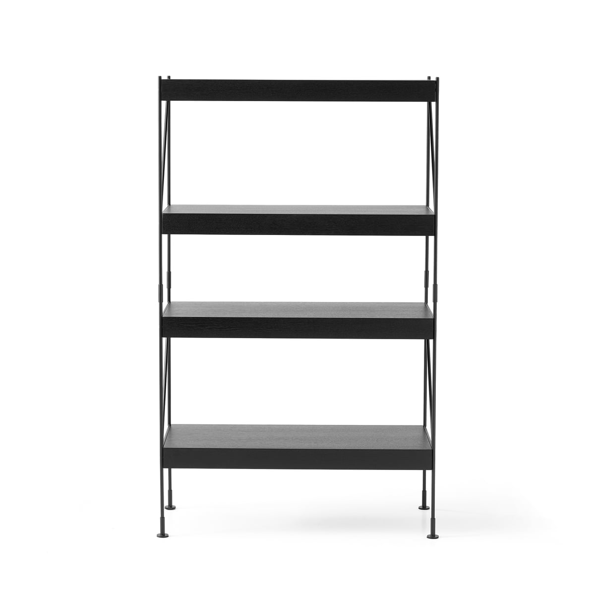 Модульная стеллажная система 153,4x40x92,4 см черная Zet Storing Menu | https://grandposuda.com.ua