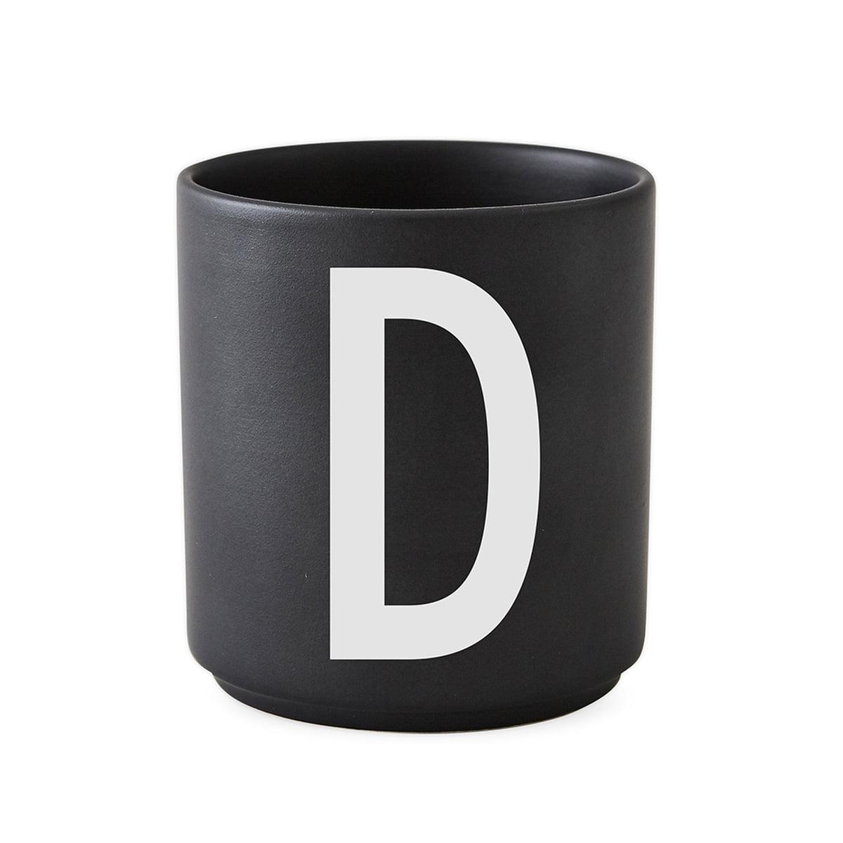 Design Letters Чашка D 325 мл черная AJ Porzellan Becher | https://grandposuda.com.ua