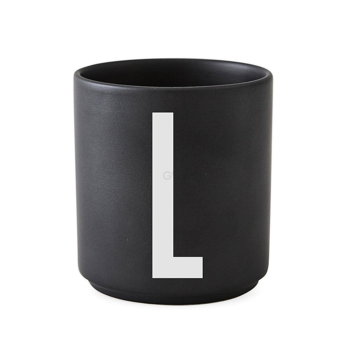 Design Letters Чашка L 325 мл черная AJ Porzellan Becher | https://grandposuda.com.ua