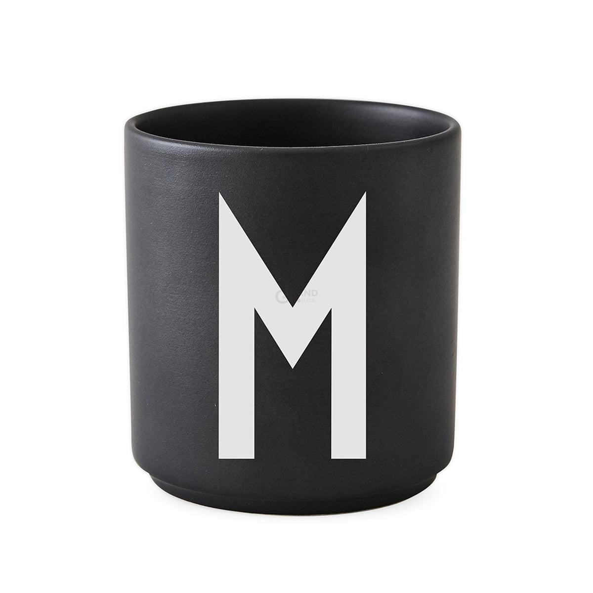 Design Letters Чашка M 325 мл черная AJ Porzellan Becher | https://grandposuda.com.ua