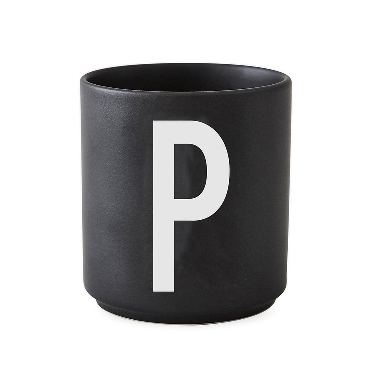 Design Letters Чашка P 325 мл черная AJ Porzellan Becher | https://grandposuda.com.ua