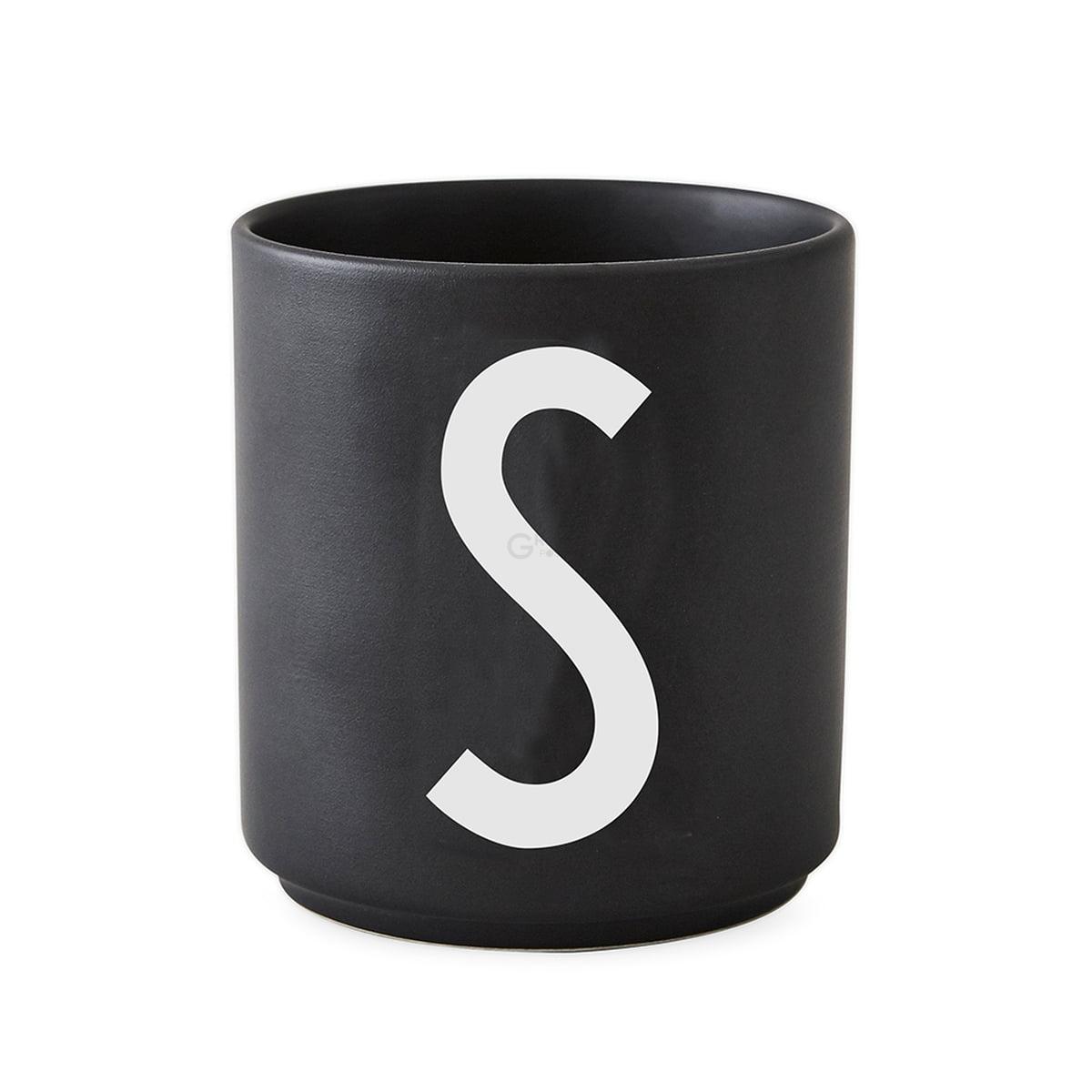 Design Letters Чашка S 325 мл черная AJ Porzellan Becher | https://grandposuda.com.ua