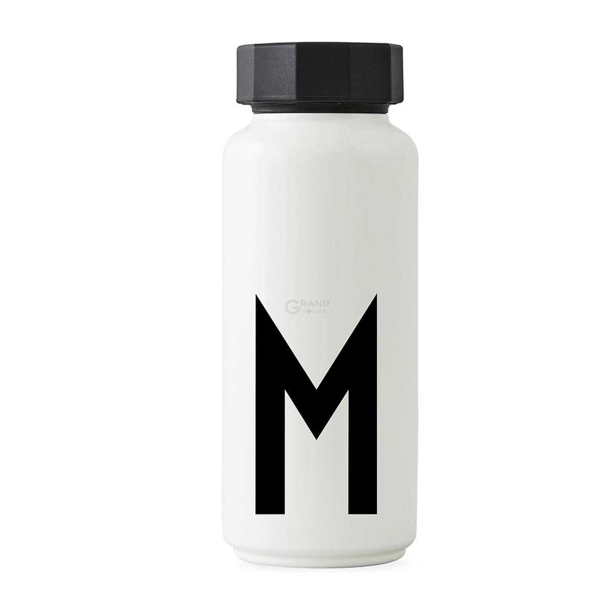Design Letters Термос M 500 мл белый AJ Thermosflasche | https://grandposuda.com.ua