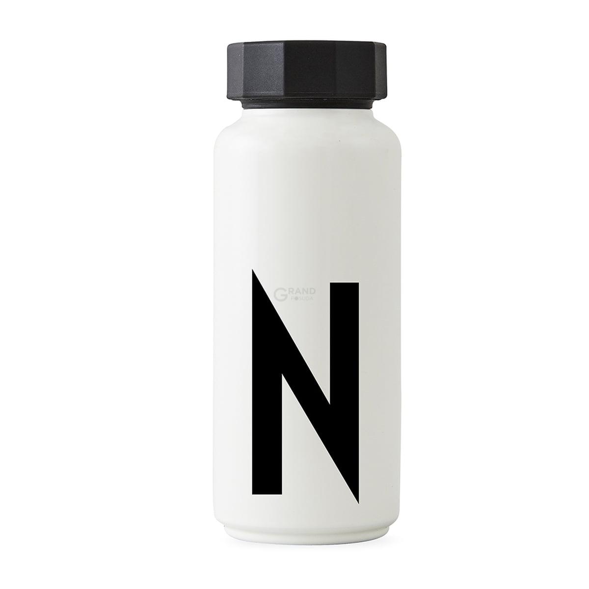 Design Letters Термос N 500 мл белый AJ Thermosflasche | https://grandposuda.com.ua