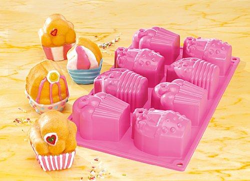 Dr. Oetker Форма для выпечки капкейков силиконовая Flexxibel | https://grandposuda.com.ua