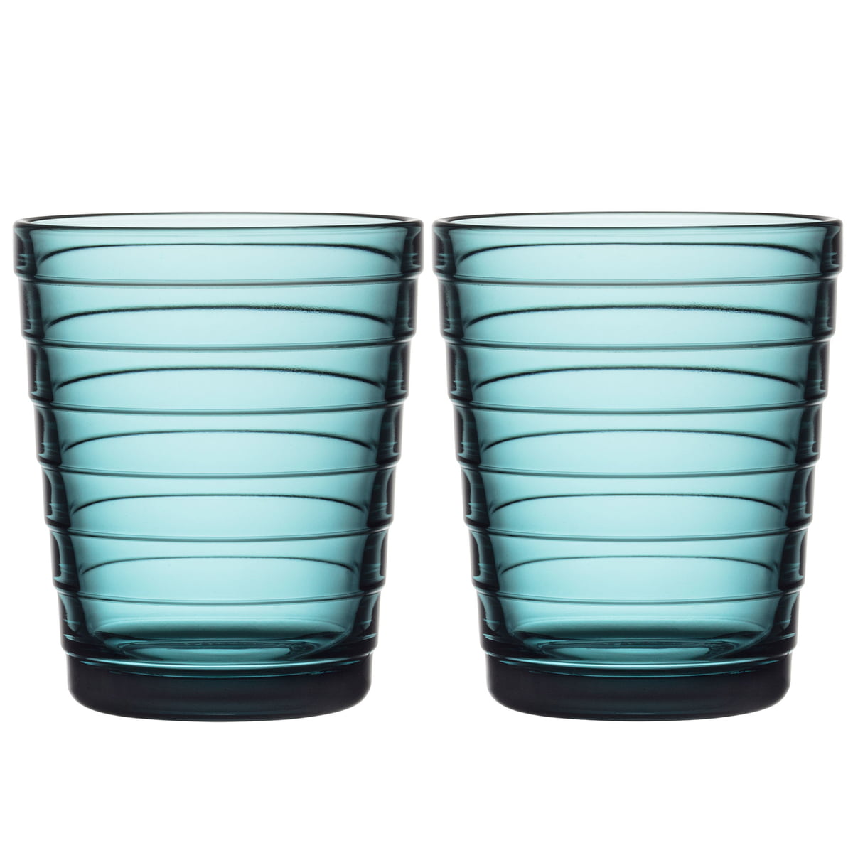 Iittala Стаканы 220 мл морские синие 2 предмета Aino Aalto | https://grandposuda.com.ua