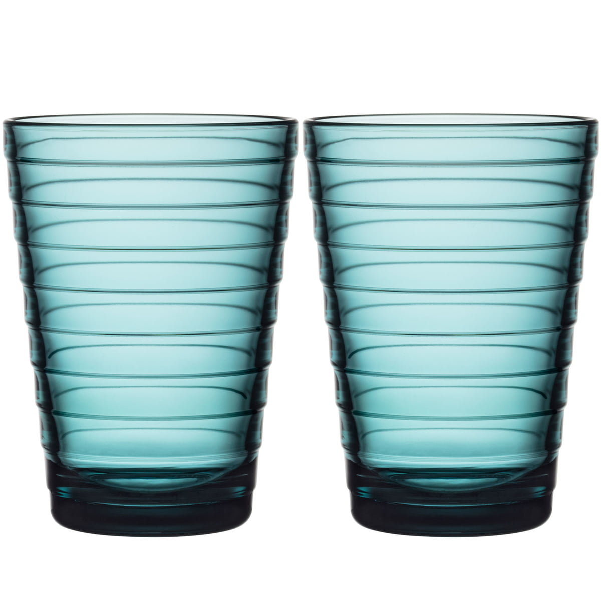 Iittala Стаканы 330 мл морские синие 2 предмета Aino Aalto | https://grandposuda.com.ua