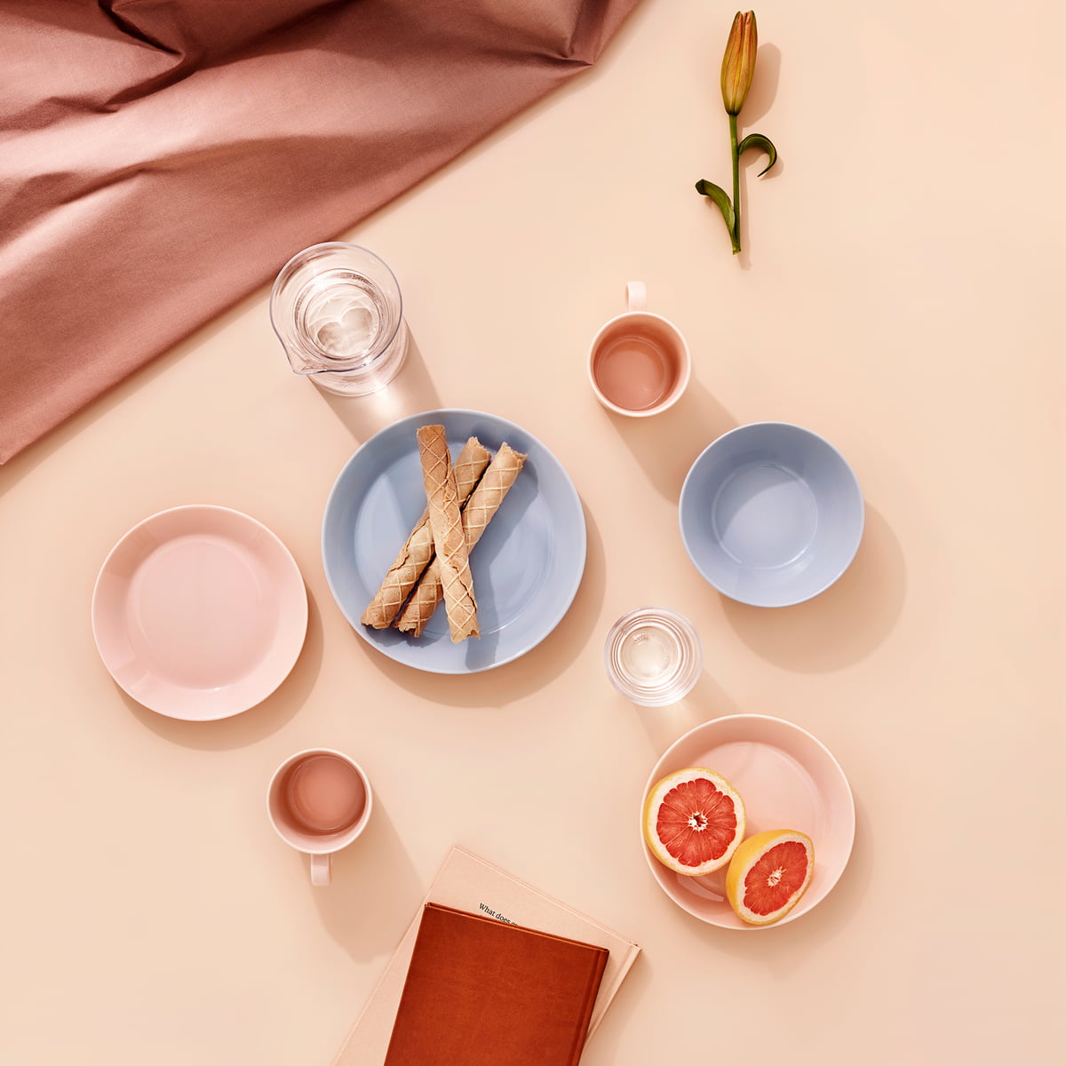 Iittala Піала Ø 21 см пудровая Teema | https://grandposuda.com.ua