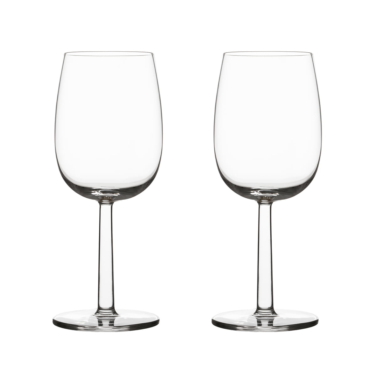 Iittala Келихи для білого вина 280 мл прозорі 2 предмета Raami | https://grandposuda.com.ua