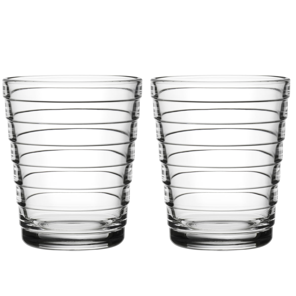 Iittala Стаканы 220 мл прозрачные 2 предмета Aino Aalto | https://grandposuda.com.ua